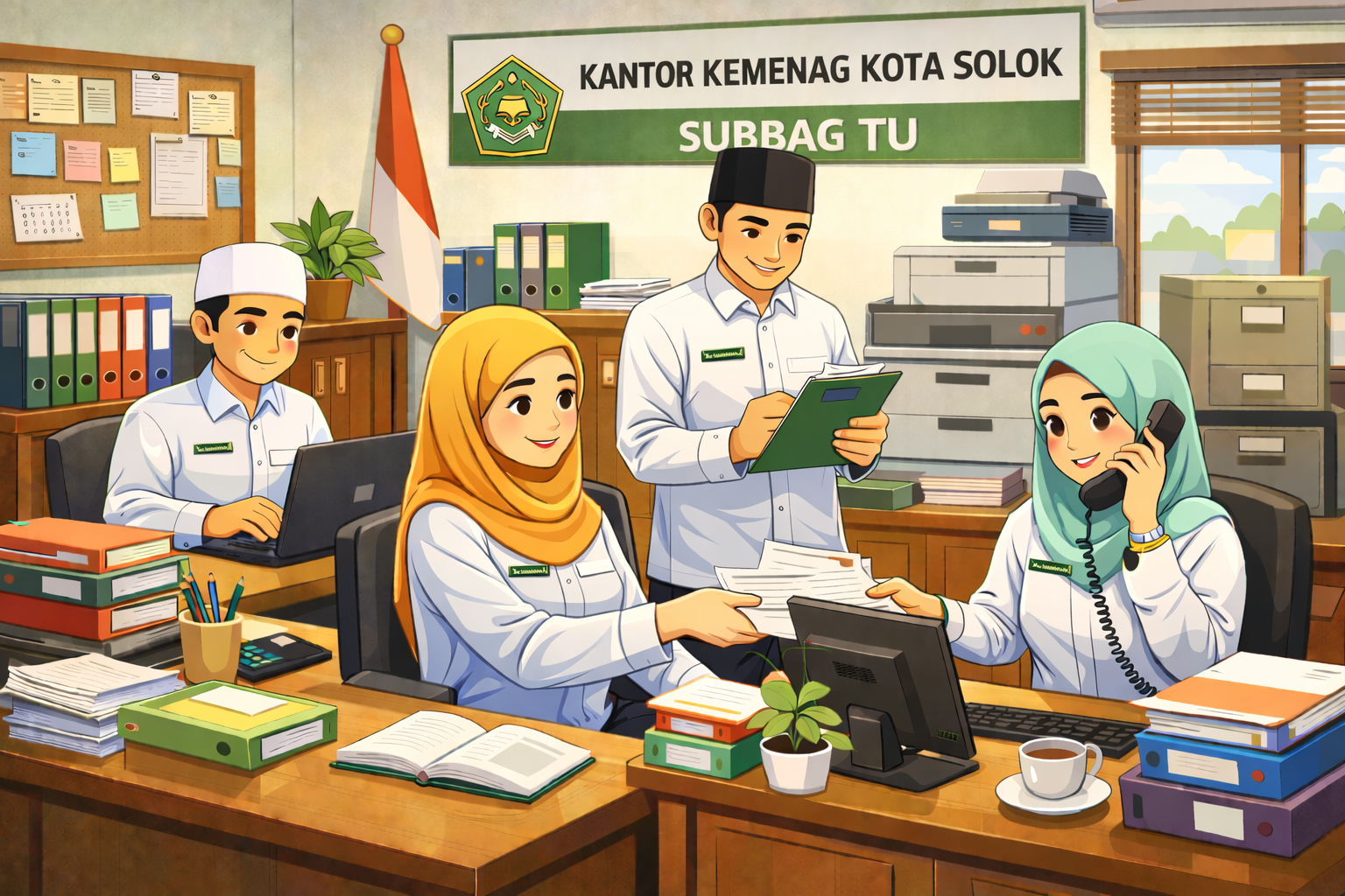 Ilustrasi Tata Usaha